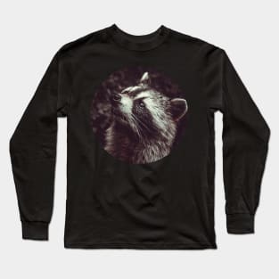 Beautiful Raccoon Photograph Long Sleeve T-Shirt